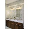 Z-Lite Bennington 3 Light Vanity, Brushed Nickel & Clear 1938-3V-BN